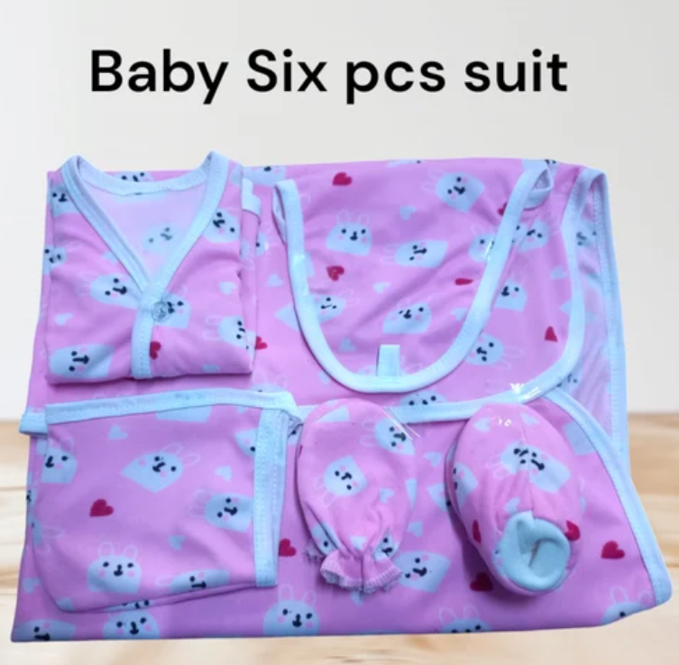 6 Pcs New Born Baby Gift Set