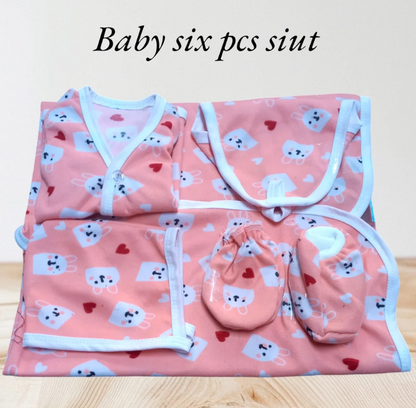 6 Pcs New Born Baby Gift Set