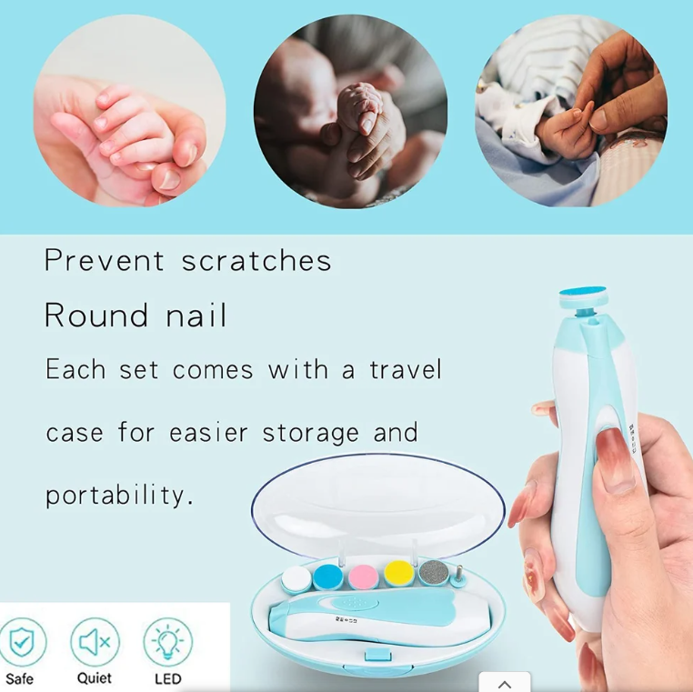 Electric Baby Nail Trimmer With Storage Case